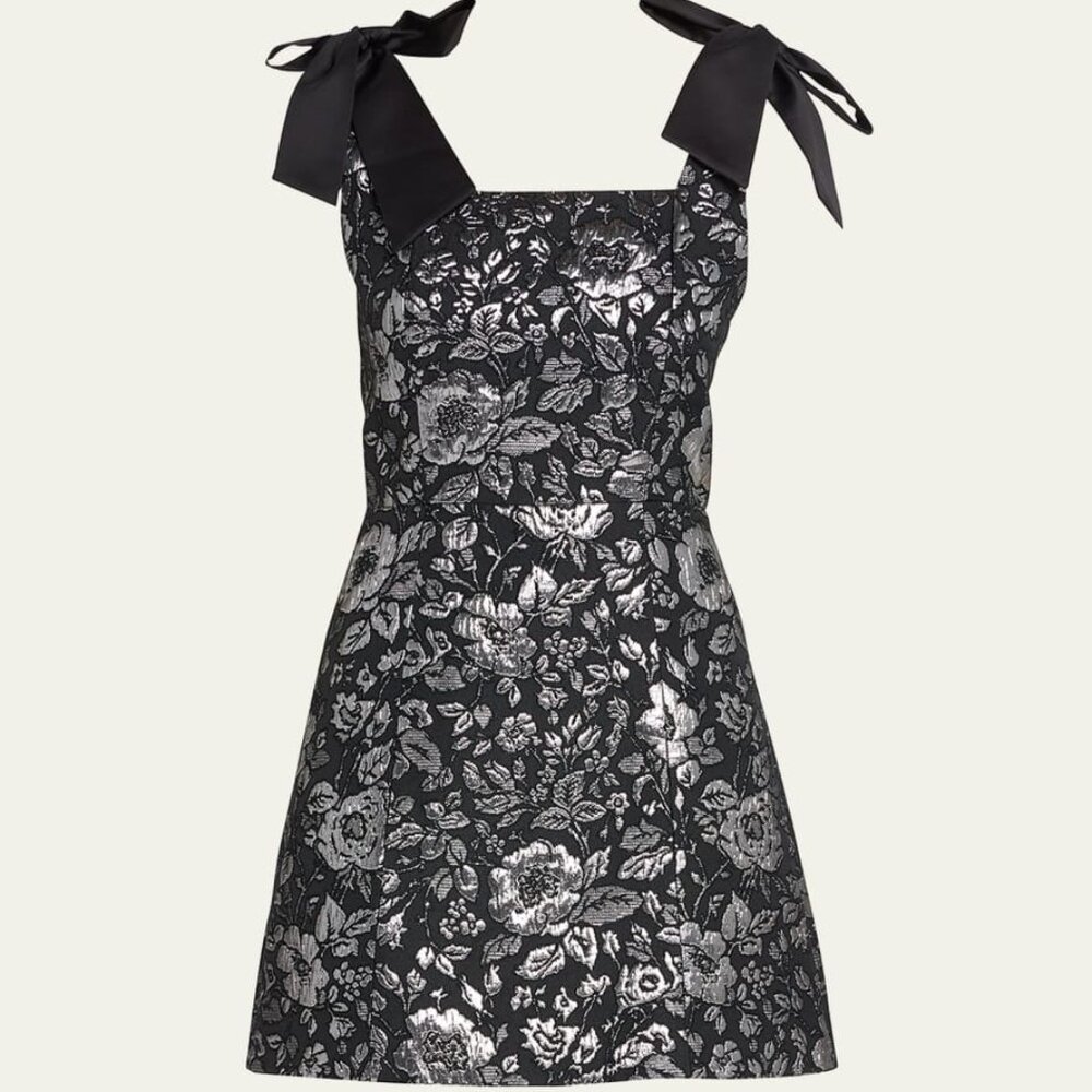 alice + olivia Maryann Tie Shoulder Dress (Like New)